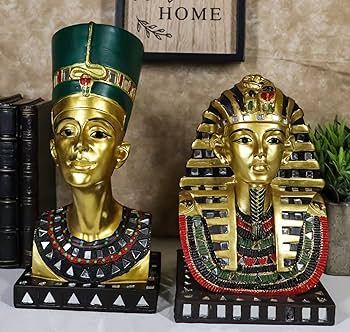 エジプト　ファラオの鏡　ミラー　工芸品　守り神 Amazon | エジプトのファラオ パターン コンパクトミラー